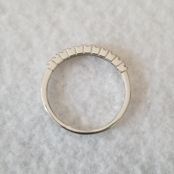 Classic Sterling Pave Band - Picture 3 of 5
